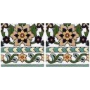 Ceramic High Relief Border Tile Montero Bottom